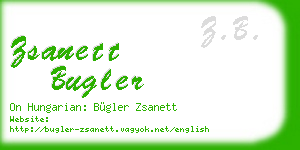 zsanett bugler business card